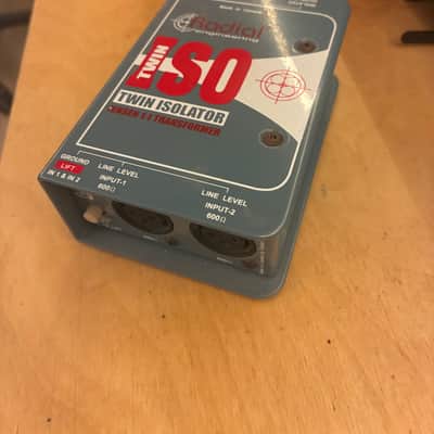 Radial Twin-Iso Two Channel Line Level Isolator 2010s - Blue image 3