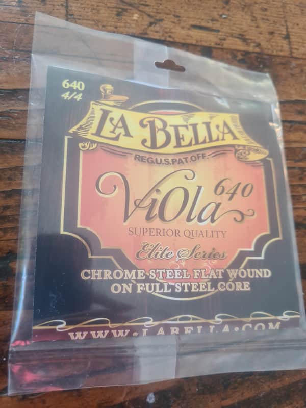 La Bella 640 Recent - Chrome Steel Flatwound image 1