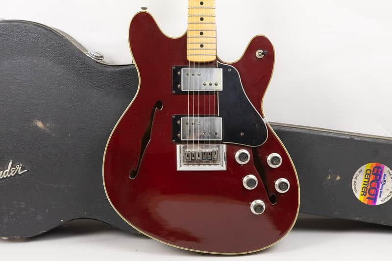 1977 Fender Starcaster, Burgundy image 1