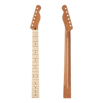[Matte Finish] 22-Fret Guitar Neck Suit for TL Style Guitar - Maple Fretboard, Mahogany Neck & Peach Wood Tube (With Back Line),price include the import duty for US buyer image 2