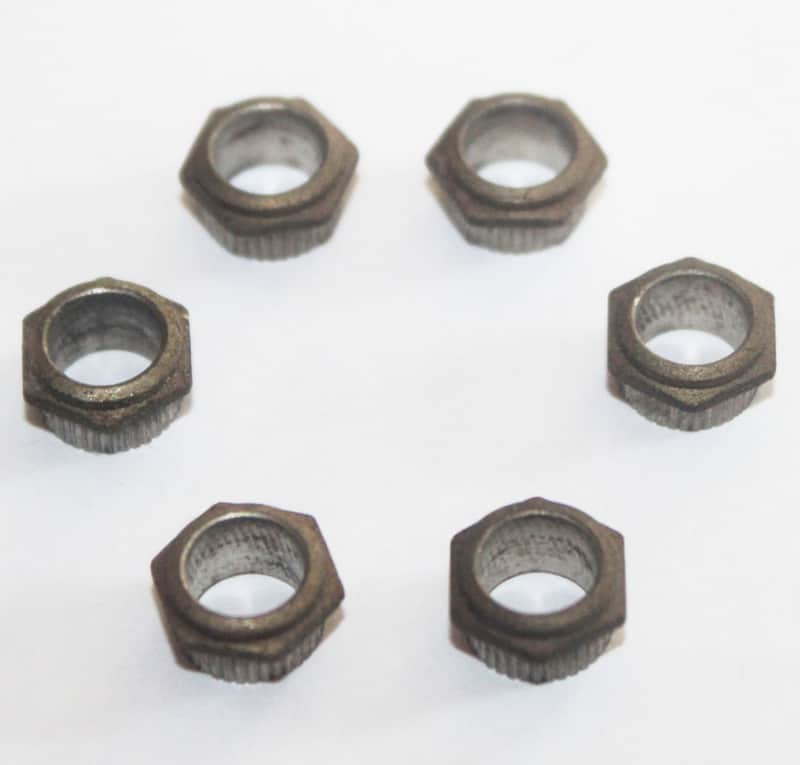 Vintage 1949 Gibson Kluson Hexagon ferrules Hex Bushing Set 1940's 1950's image 1