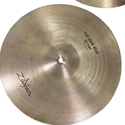 Used Zildjian A New Beat Hi Hat Cymbals 14" - Good image 2