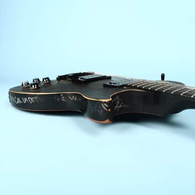 Gibson Les Paul Gothic Satin Black 2000 Electric Guitar image 12