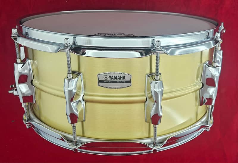 Yamaha Model RRS1465 Recording Custom 14x6.5 Brass Snare Drum - Brass image 1