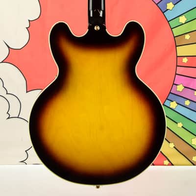 Epiphone Sheraton Frequensator Semi-hollowbody Electric Guitar - Vintage Sunburst, Gig Bag image 10