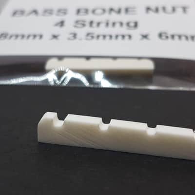 Brio 4 String Bass Bone Nut 38mm image 1