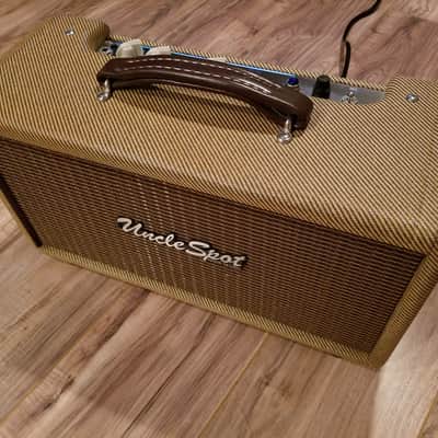 Uncle Spot Spring Reverb -analog tube driven- tweed with cover image 3