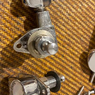 Set of vintage Pat Pend PAF USA Grover Rotomatic 102 1960s Chrome 3+3 w hardware Martin D-18 D-28 image 3