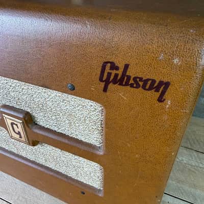 Gibson 1954 BR-6F 3-Input 10-Watt 1x10" Guitar Combo 1948 - 1954 - Brown image 2