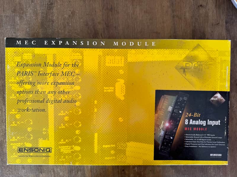 Paris - Ensoniq 24-Bit 8 Analog MEC Module 1998 - Black image 1