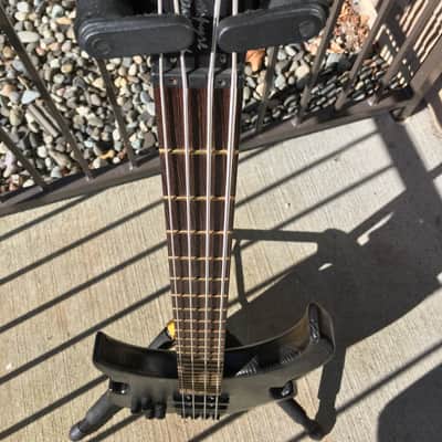 Warwick Vampyre Dark Lord 4 string lefty bass 2007 Nirvana / Black image 2