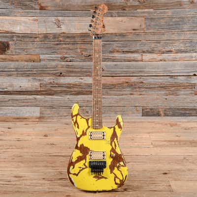 Charvel CS San Dimas Relic Yellow 2017 (s616) image 4