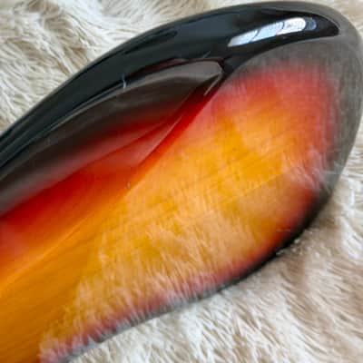 Fender Jaguar '66 Reissue MIJ Sunburst Electric Guitar image 24