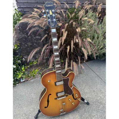 Epiphone 1964-1966 E-252 Broadway Vintage Archtop Hollowbody Electric Guitar w/ Case (Pre-Owned) image 2