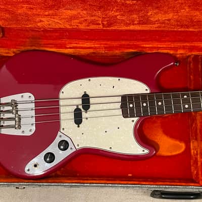 1966-1969 Fender USA Left Hand Lefty Mustang / Musicmaster Bass Case Silver Tweed - Extremely Rare CASE ONLY image 23