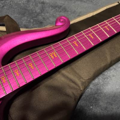 Halloween Special — Prince Cloud Replica Guitar 2020’s - Candy Purple w/ Prince Costume image 4