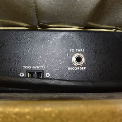 Kustom Charger Bass Amp Mid 70's Silver Sparkle image 8