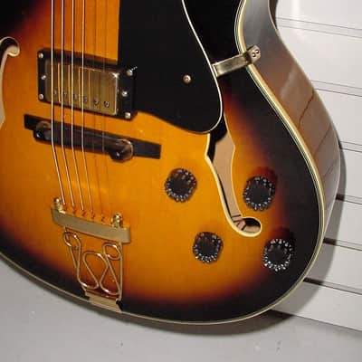 1996 Samick HF 650 Bluenote Artist Series Full Jazz Guitar w CASE image 3