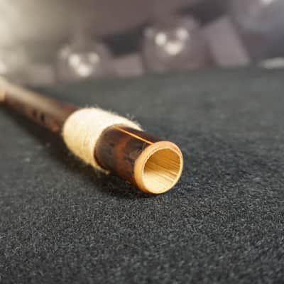 Egyptian Flute with Carved hieroglyphics - 21.5" - Bamboo image 9