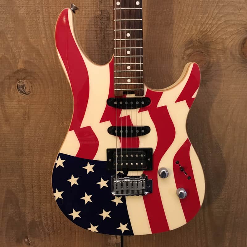 Peavey Limited Run LTD ST USA Special Edition Custom Shop Electric Guitar American Flag w/ OHSC image 1