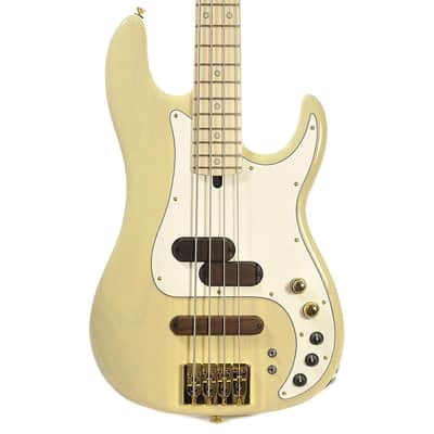 Xotic XPJ-1T 4-String Bass Yellow Blonde Chuck Rainey Custom Bass image 8
