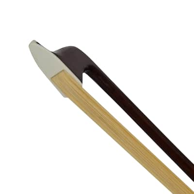 Anton Breton Student Cello Bow (Round) | 4/4 Full Size | Brazilwood w/Horsehair, Ebony Frog image 3
