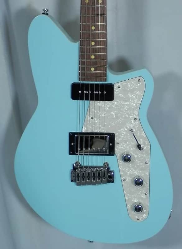 Reverend Double Agent W Chronic Blue with case image 1