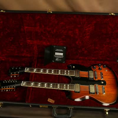 2011 Gibson Custom EDS-1275 Double Neck Vintage Sunburst image 14