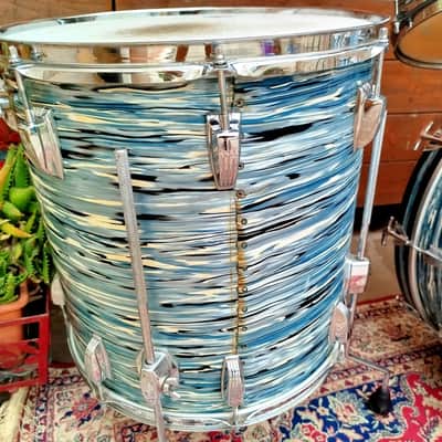 Ludwig Big Beat 1978/79, Blue Oyster Pearl. image 7