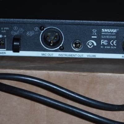 Shure SLX4 Wireless Receiver. J3 Frequency Band. 1U rack mount. image 3