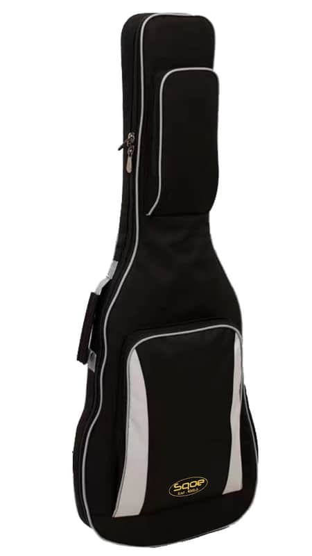 SQOE 18mm Padded Electric Bass Guitar Gig Bag in Black image 1