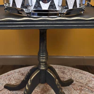 Pork Pie Black & White Snare 5x14 image 11