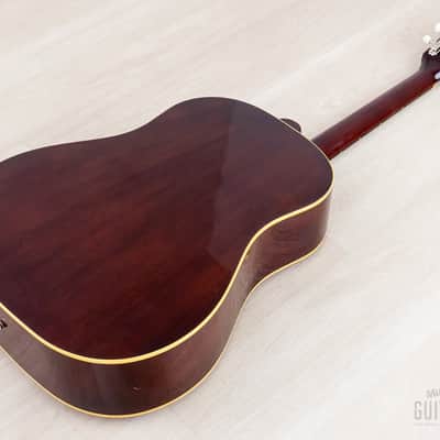 2009 Gibson J-45 ADJ Dreadnought Acoustic Guitar Transparent Orange w/ Case image 16