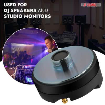 5 Core Compression Driver 1″ PA Horn Tweeter Pro Audio 800W 1.75″ Voice Coil 20Oz Magnet 8Ohm Driver image 10