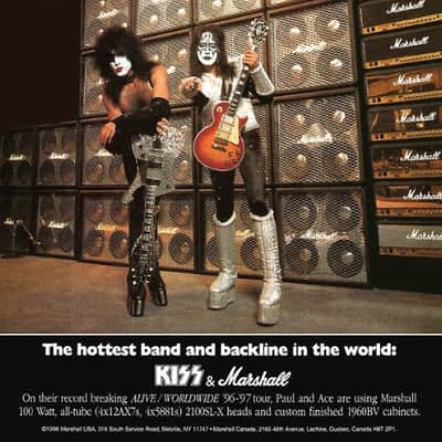 Marshall  100 Watt , EX  Kiss Paul Stanley Stack   1979 image 8