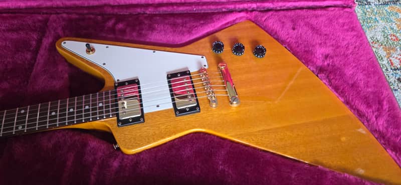 Epiphone '58 Korina Explorer 1998 w/ hardcase - Korina image 1