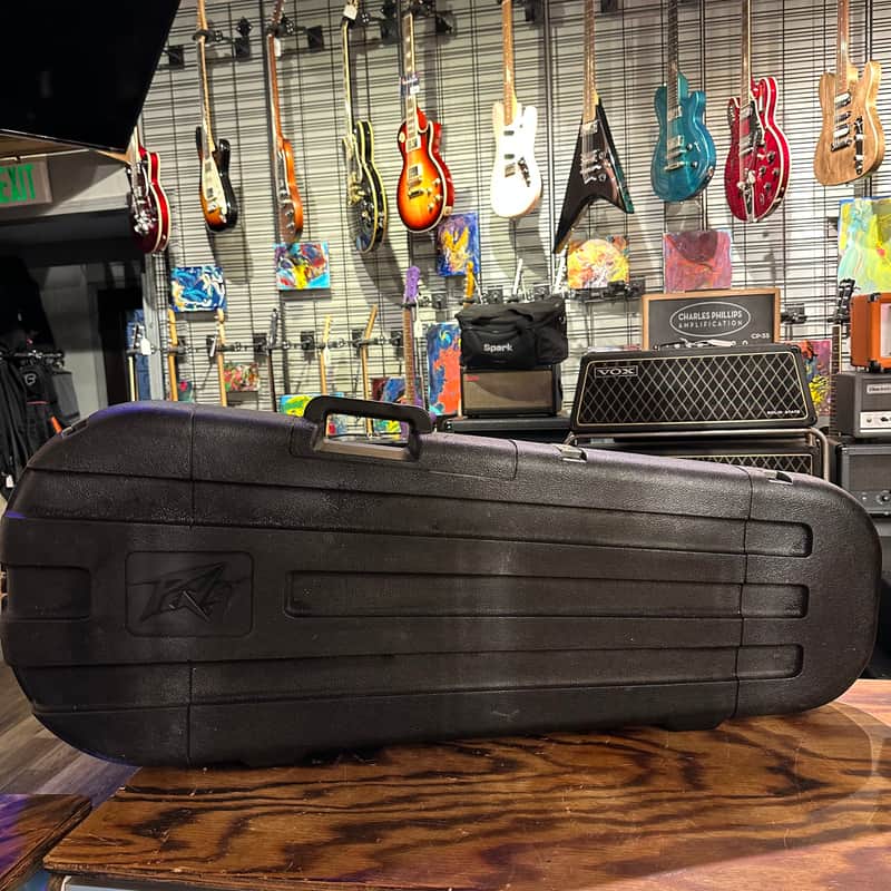 Peavey T Series Chainsaw hardshell Case 1980's (Fits Strats) image 1