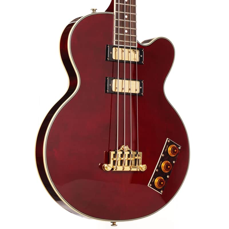 Epiphone Allen Woody Rumblekat Wine Red Used image 1