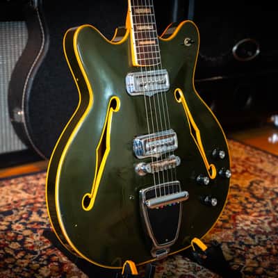 Fender Coronado II with Tremolo, Rosewood Fretboard 1967 - Extremly Rare Custom Color Charcoal Frost image 5