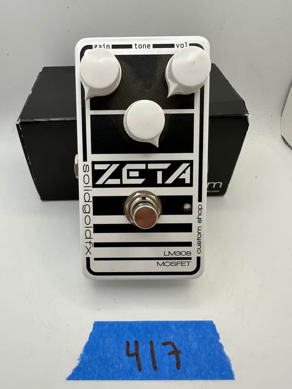 SolidGoldFX Zeta MKII Overdrive 2010s - Silver/Black image 1