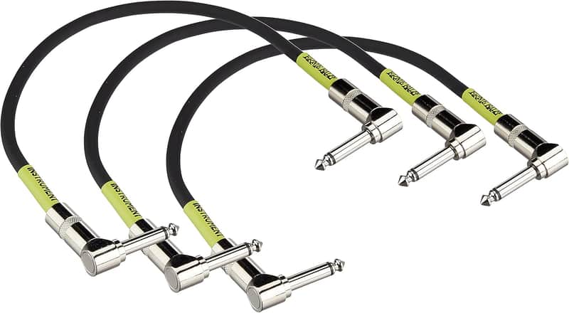 Patch Cable 3-Pack, Angle/Angle, 1ft, Black (P06075), 12 inch image 1