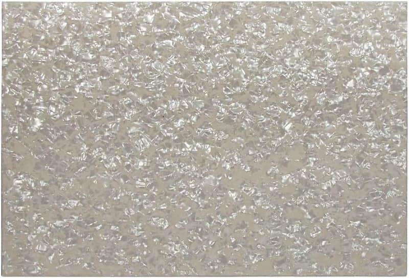 11.4 x 17 Inch Blank Guitar Bass Pickguard Sheet DIY Guitar Pickguard Backplate Scratch Plate Material,4Ply Aged Pearl image 1