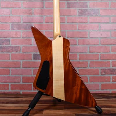 B.C. Rich USA Custom Explorer One Off  Natural 1986 w/ Fitted Hardshell Case image 7