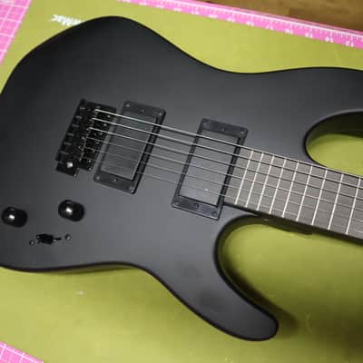 Harley Benton HWY-25BKS Progressive 2022 Black Matte Free FretWerx Setup and Fret Polish USA Stock image 5