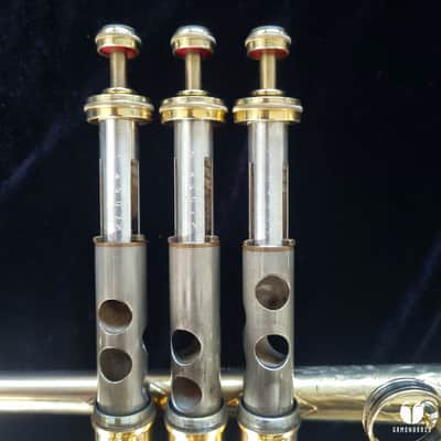WOW Martin Handcraft goldplated with case and two mouthpieces GAMONBRASS image 24