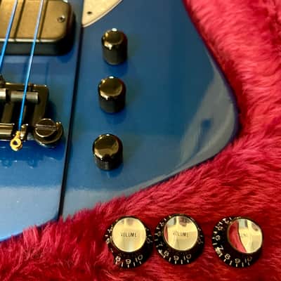 Gibson Thunderbird IV. Sapphire Blue! 2000 USA. Ebony FB. image 14