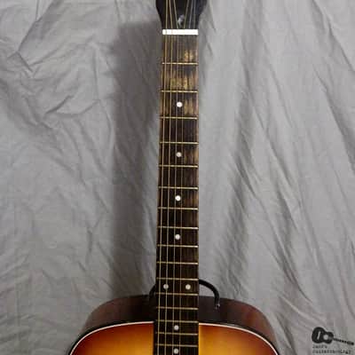 Vintage Global Acoustic Guitar (1970s, Sunburst) image 3