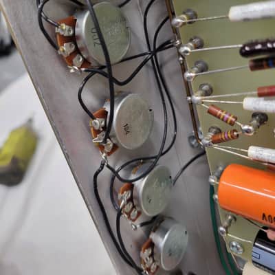 Custom Hand-Wired Marshall Clone 18W TMB Tube Guitar Amp Head (C016-A25) image 19