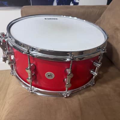 Sonor SQ1 14x6.5 Birch Snare Drum - Hot Rod Red image 12