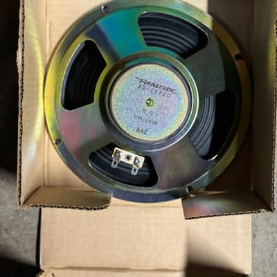 Vintage Realistic 8” Full Range Speaker – NOS in Original Box Packaging – Dual Cone, 8 Ohm 20 Watts image 3